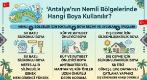 Antalya’nın Nemli Bölgelerinde Hangi Boya Kullanılır